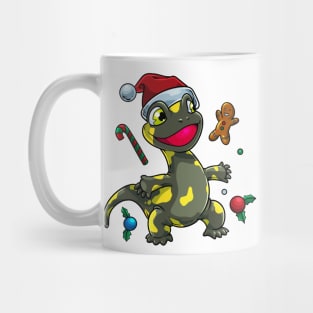 Sweet Christmas fire salamander Mug